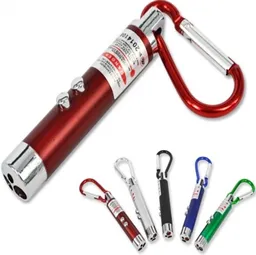 Puntero Laser Rojo Tipo Llavero Con Linterna