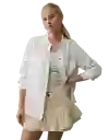 Camisa Mujer Blanco Talla: MEDIUM 6127100 American Eagle