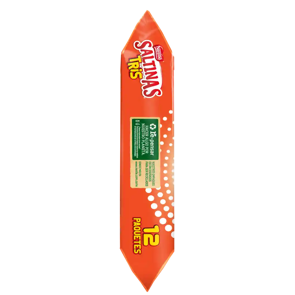 Galletas SALTINAS TRIS tipo cracker 12 Unds x 264g