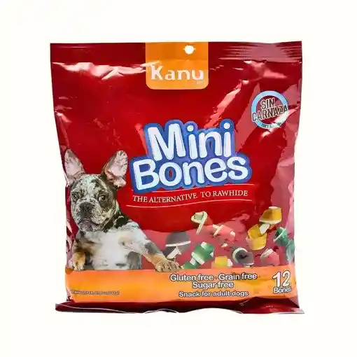 Mini Bones Para Perros - Kanú X 12 Uds