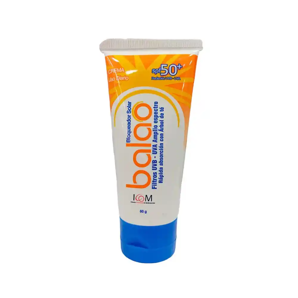 Balao Protector Solar en Crema FPS 50+ con Árbol de Té