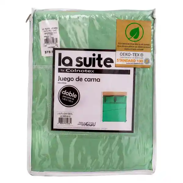 La Suite Sobre Cama 100% Poliéster Greenish 31233