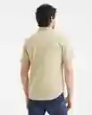 Camisa Utility Manga Corta Verde Nafta Talla M Chevignon
