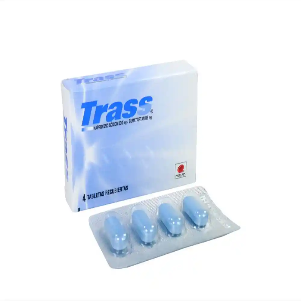 Trass Tabletas Recubiertas (500 mg / 85 mg)