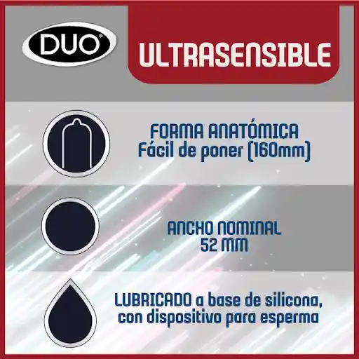 Duo Preservativos Ultrasensibles