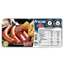 Salchicha suiza fricar x 1000gr