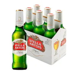 Cerveza Stella Artois - Botella 330 ml x6