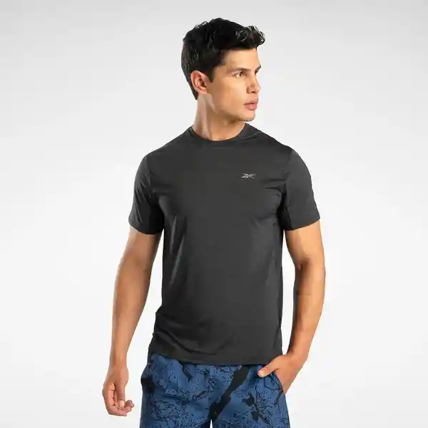 Reebok Camisa Athlete Tee 2.0 Rbk-Chill Hombre Azul Talla S