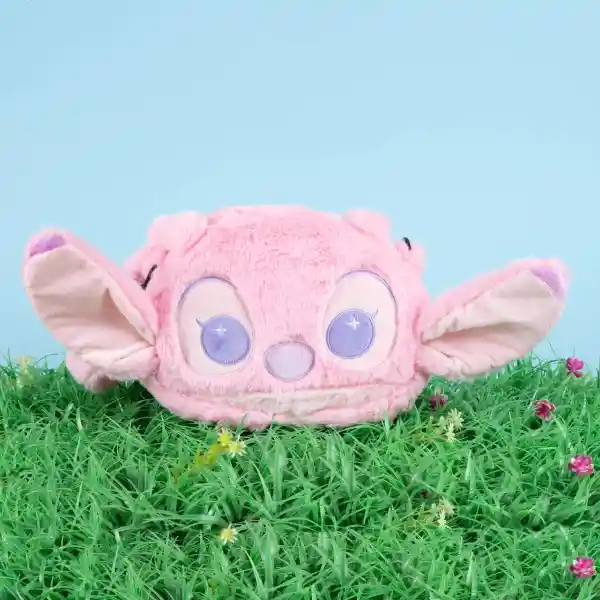 Bolsa Crossbody de Peluche Con Forma Cabeza Ángel Serie Miniso