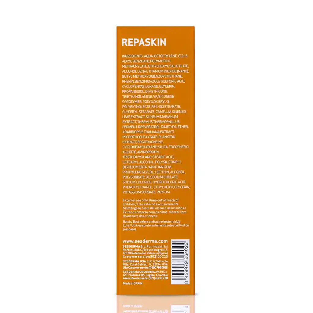 Repaskin Protector Solar Facial Toque Seco SPF 50