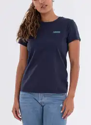 Camiseta Mc Mujer S-azul