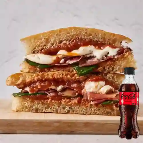 Combo Sándwich Di Napoletano +Cocacola S/az 400ml