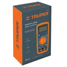 Truper Multímetro Digital Mantenimiento Profesional 