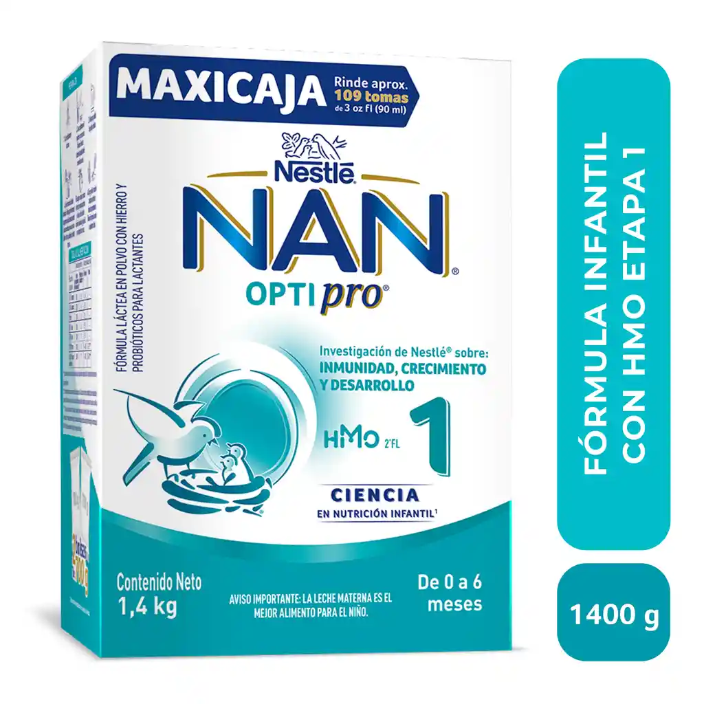 Fórmula infantil NAN OPTIPRO Etapa 1 x 1400g