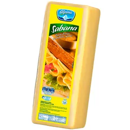 Alpina Queso Sabana Fresco Semiduro Graso Trozo