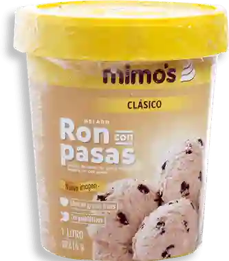 Mimos Helado Clasico Ron Con Pasas