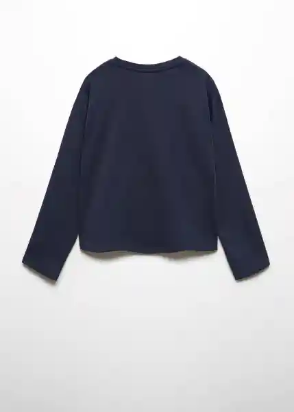 Camiseta Grow Navy Talla 08 Niñas Mango