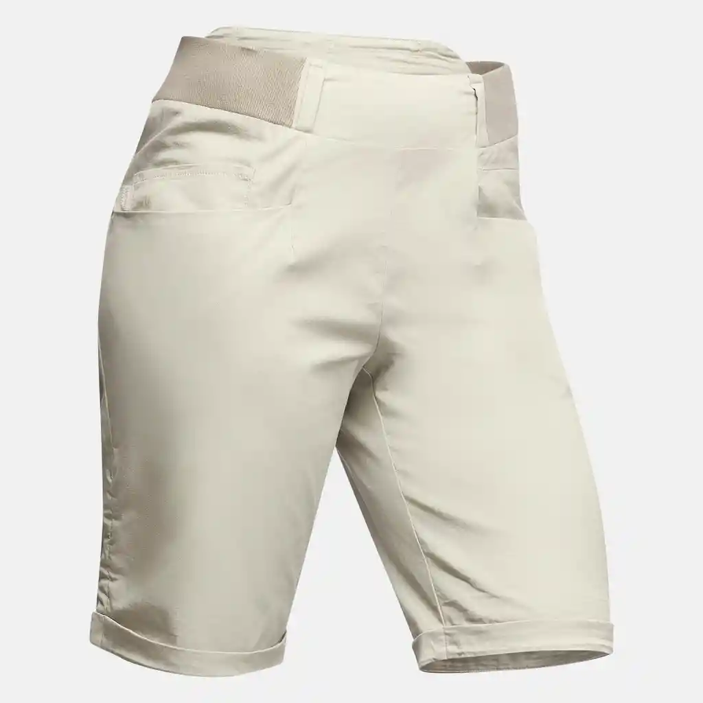 Shorts Bermudas de Senderismo Mujer - Nh500 Beige