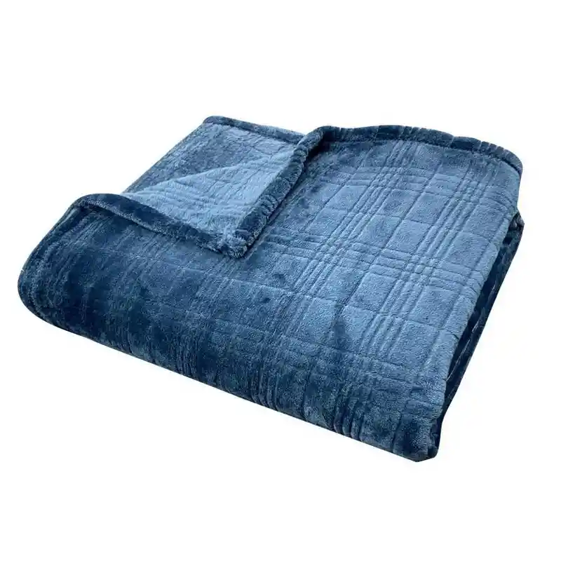 Finlandek Cobija Flannel Fleece Azul