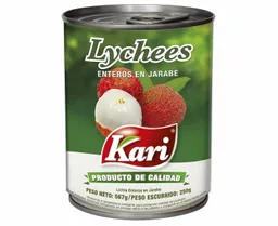 Kari Lychees Enteros en Jarabe