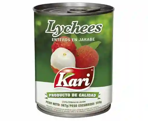Kari Lychees Enteros en Jarabe