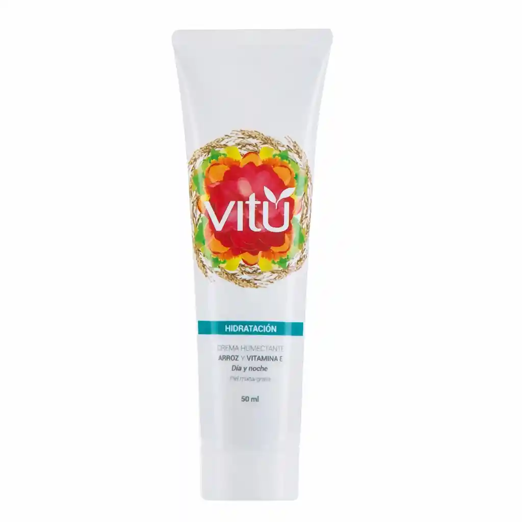 Vitu Crema Humectante Arroz y Vitamina E