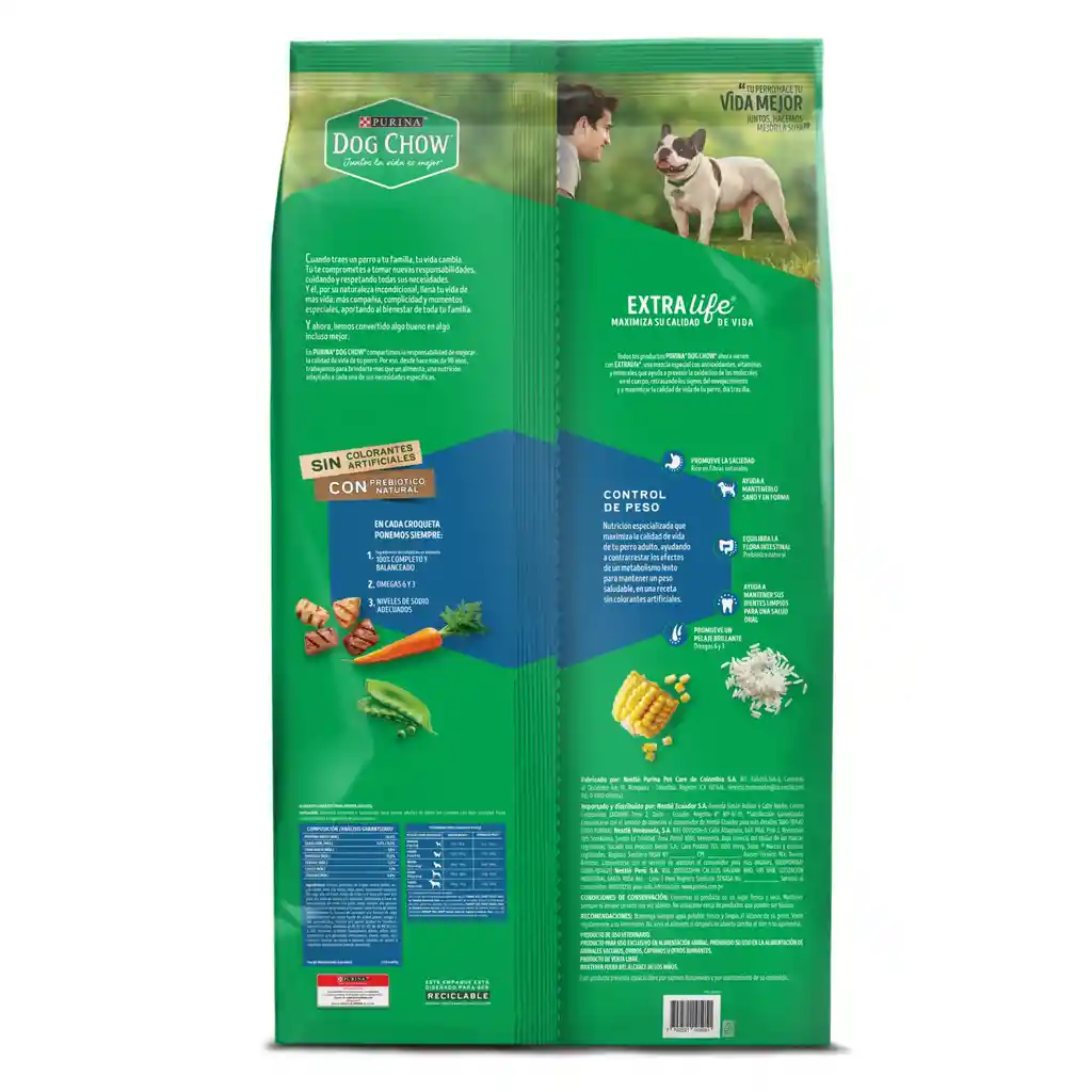 Comida para perro Dog Chow control de peso (Light) x 17 kg