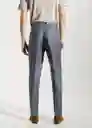 Pantalón Gisbert Ceniza Talla 40 Hombre Mango