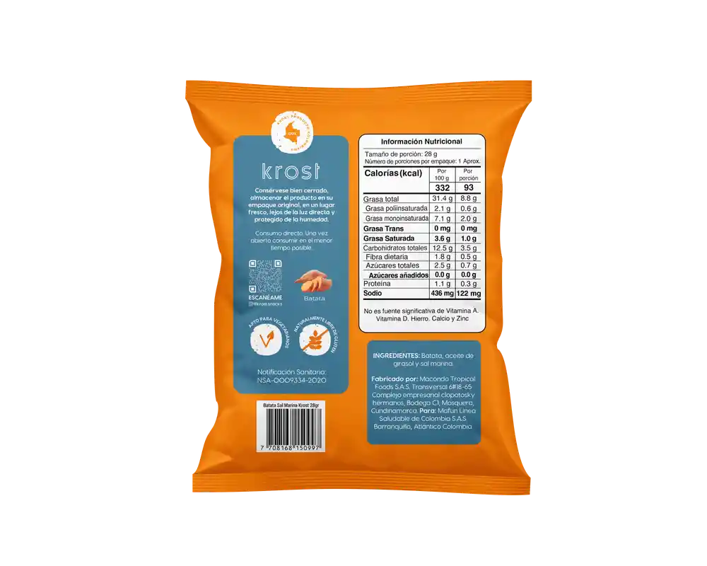 Krost Batata Sal Marina