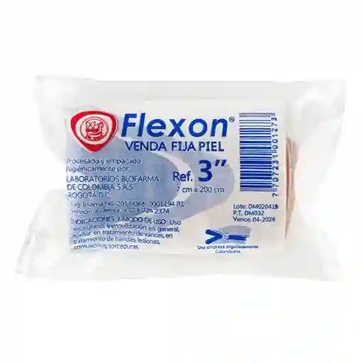 Flexon Venda Fija Color Piel 3"