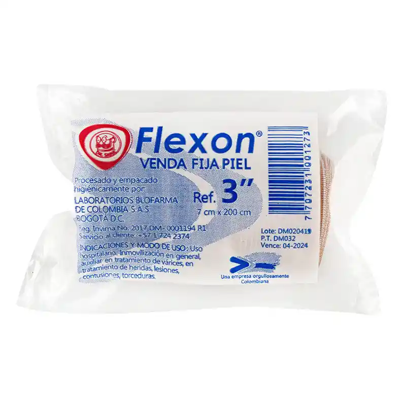 Flexon Venda Fija Color Piel 3"