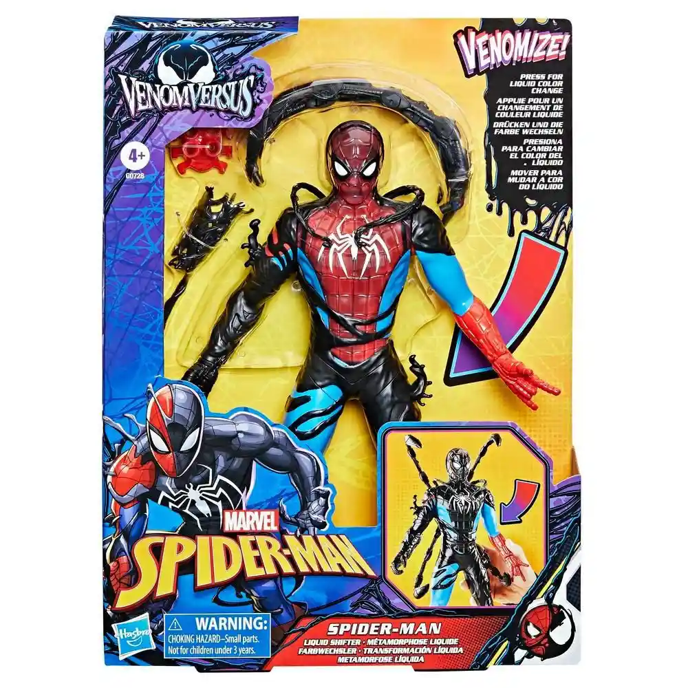 Figura de Acción Spiderman Spiderman Transformación Líquida