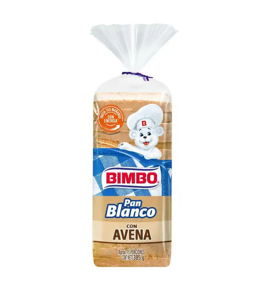 Pan Bimbo Blanco Avena (385 Gr)