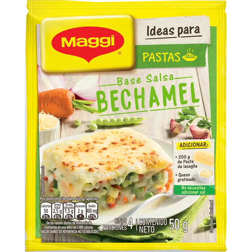 Salsa MAGGI para pasta Bechamel x 50g