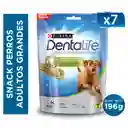Snack oral para perro raza grande Dentalife x 196 gr
