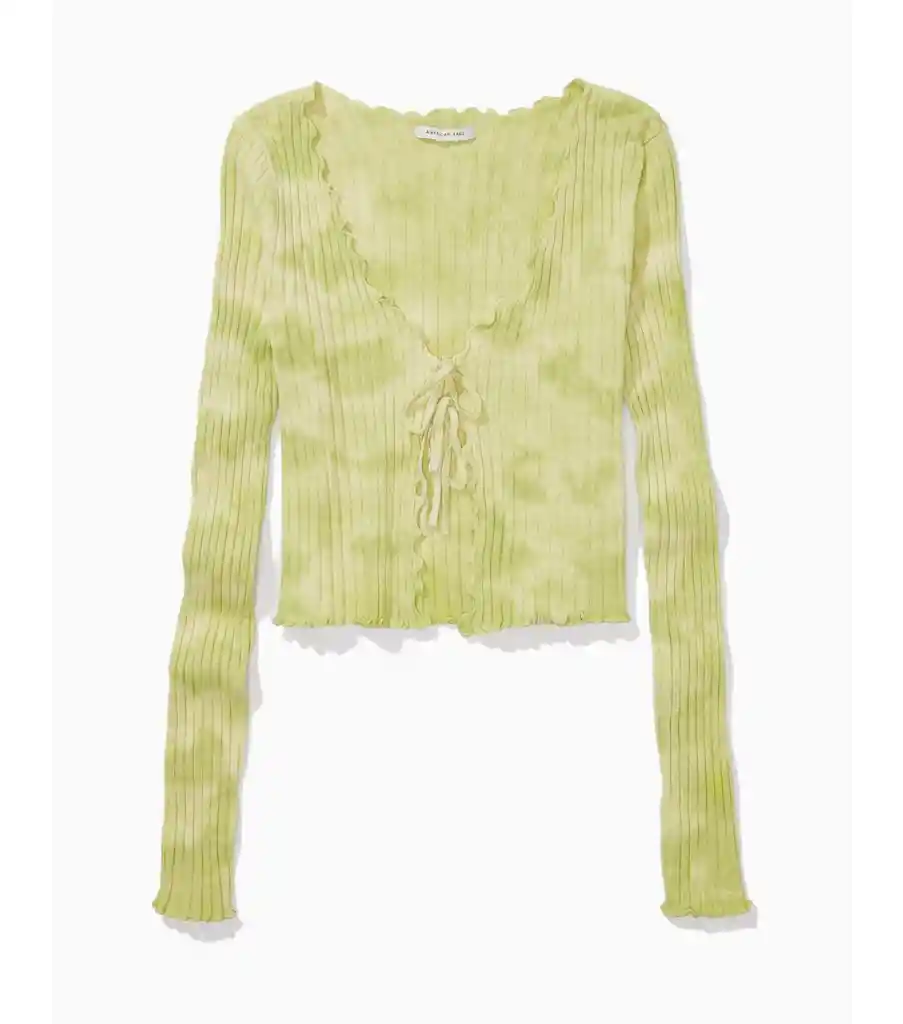 Suéter Tejido Mujer Verde T MEDIUM 400387600211 American Eagle