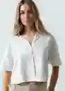 Camisa Mujer Crudo Marfil Claro M 011G368 Naf Naf