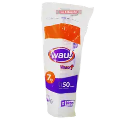 Wau Vasos Desechables de 7 Oz