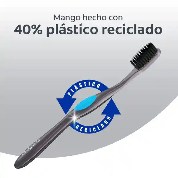 Cepillo de Dientes Suave Colgate 360 Carbon x 2und