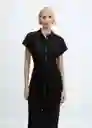 Vestido Adriana-W Negro Talla XS Mujer Mango