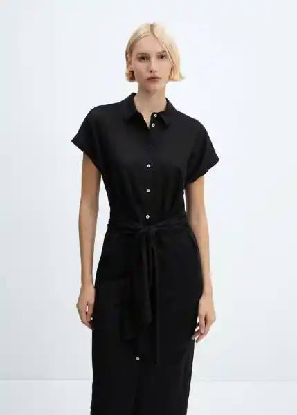 Vestido Adriana-W Negro Talla XS Mujer Mango