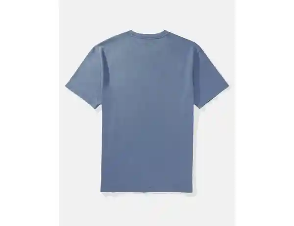 Camiseta Hombre en Azul Talla MEDIUM American Eagle