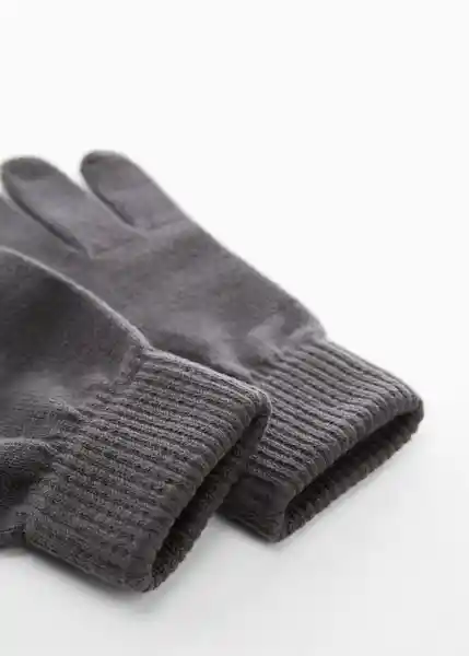 Guantes Touch Gris Talla 99 Hombre Mango