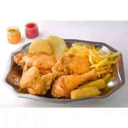 Medio pollo broaster