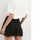 Falda Cinta Para Anudar Negro Aerie Talla Medium American Eagle