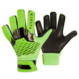 Kipsta Guantes de Arquero Fútbol Niños Verde Negro Talla 5