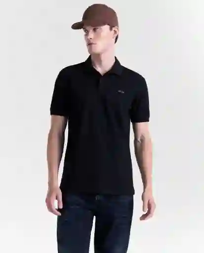 Polo Hombre Negro Talla L 809G000_NEG194004 Americanino