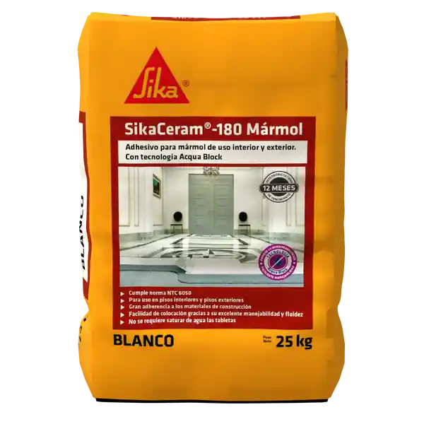 Sika SikaCeram 180 Mármol Adhesivo para Enchapes Instalación