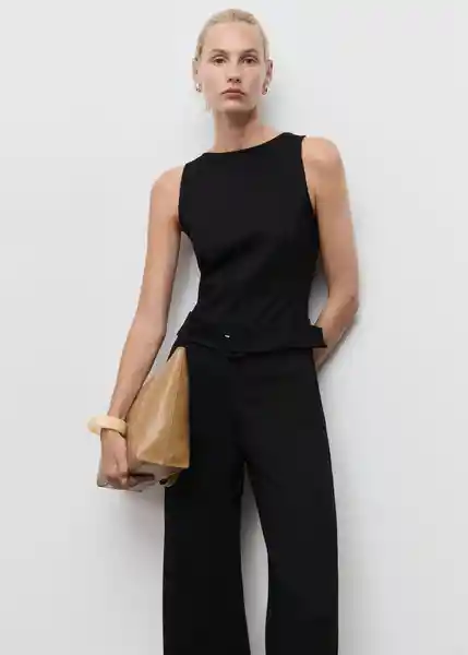 Enterizo Mono Belty Negro Talla S Mujer Mango