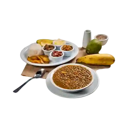 Cazuela de lentejas typykos grande